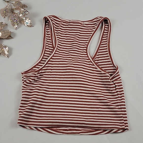 Forever 21 striped crop top small - Picture 4 of 4